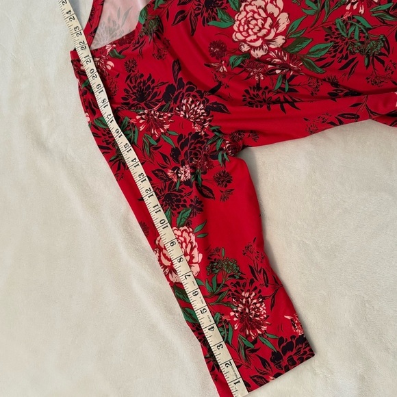 The Pioneer Woman Blouse Top Size XL Floral V-Neck Pullover 3/4 Sleeve Casual - Picture 6 of 8